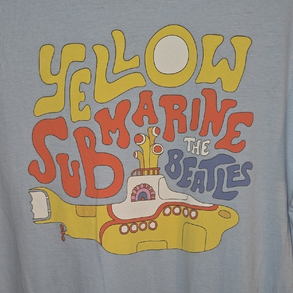 The Beatles Yellow Submarine Tee - Light Blue LOT N - Picture 4 of 4